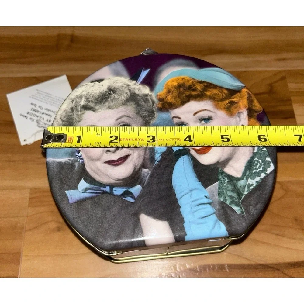 Vintage Collectible I LOVE LUCY: Round Tin Lunch‎ Box by Vandor, NWT